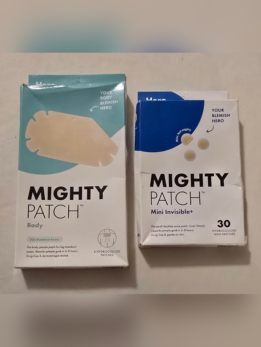 HERO Mighty Patch Acne Pimple Hydrocolloid Patches DUO~